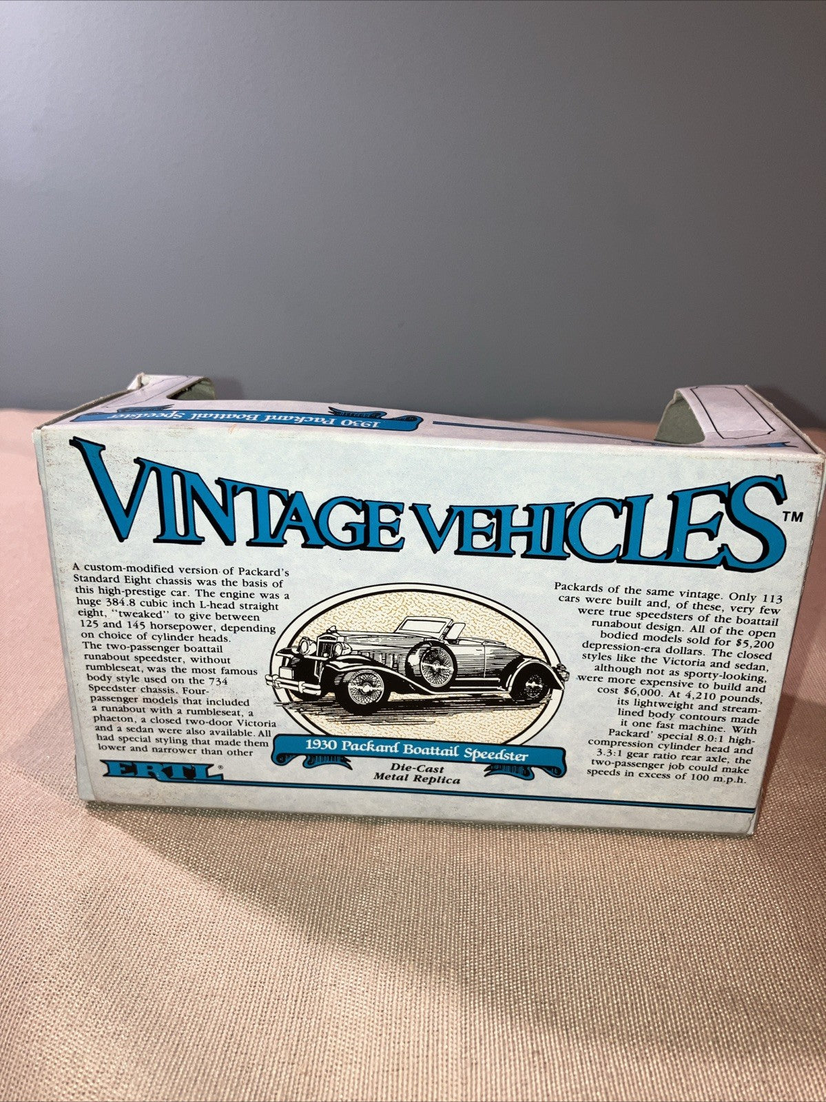 Ertl Vintage Car Lot Model T Packard Chevy Roadster Diecast 1:36