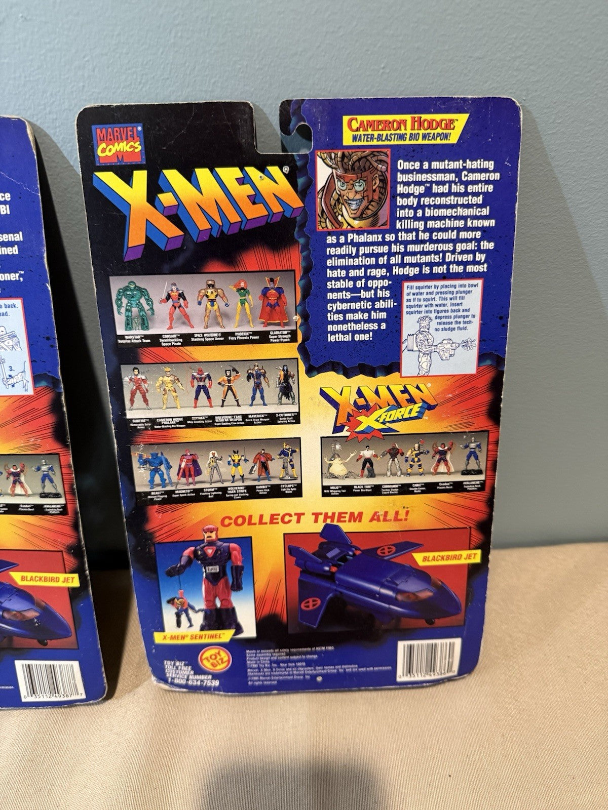 Vintage ToyBiz X Men MOC Carded Figure Lot 4 Marvel Sealed Collectibles