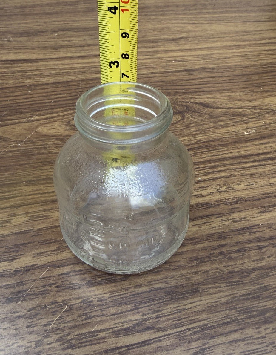 Vintage Evenflo Glass Baby Bottle Lot 6 Clear Nursing Bottles 4oz 8oz