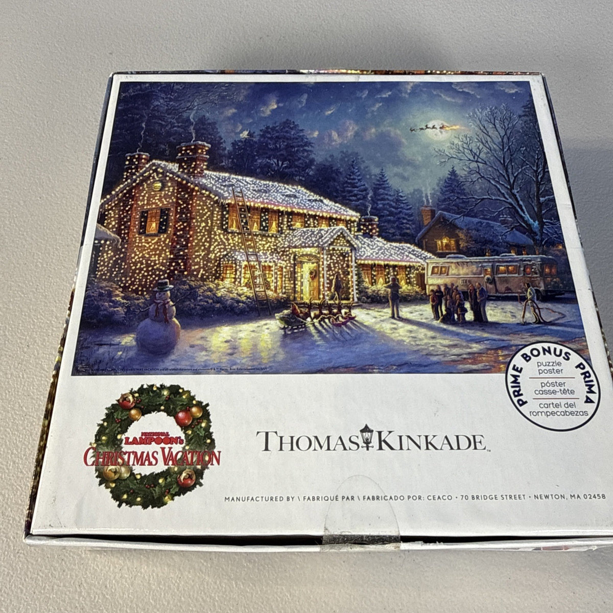 Christmas Puzzles Lot of 3 TV Movie Friends Charlie Brown Christmas Vacation Set