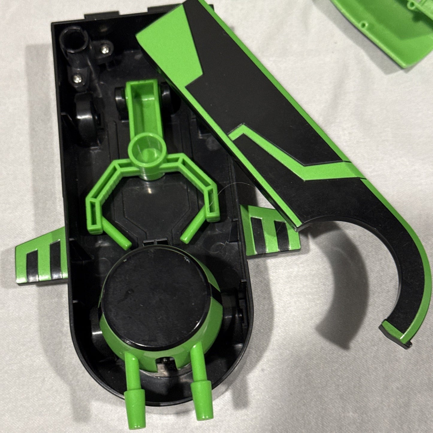 2009 Ben 10 Galvanic Gunship Parts Lot, Bandai, Green Black Accessories Parts