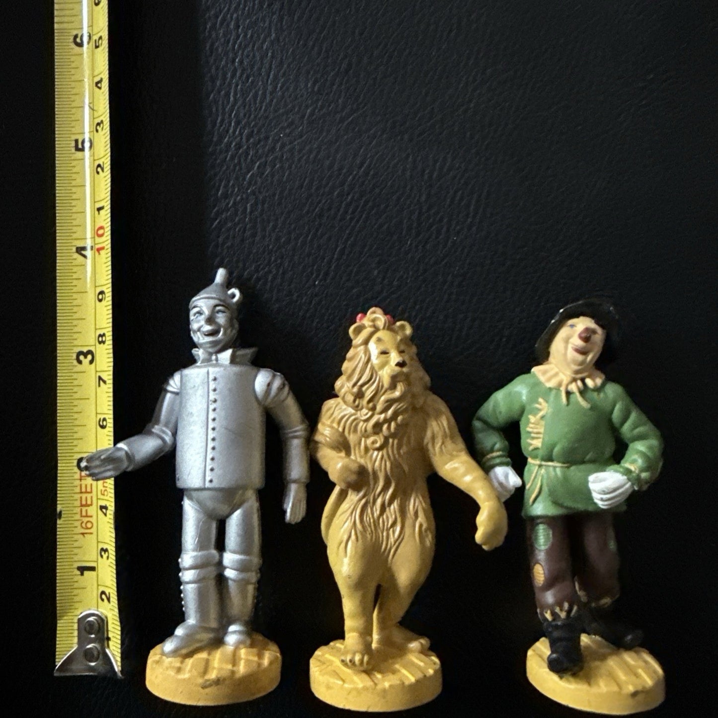 Vintage Wizard Of Oz Figure Lot Loews Ren MGM Turner 3 Piece Set 1987