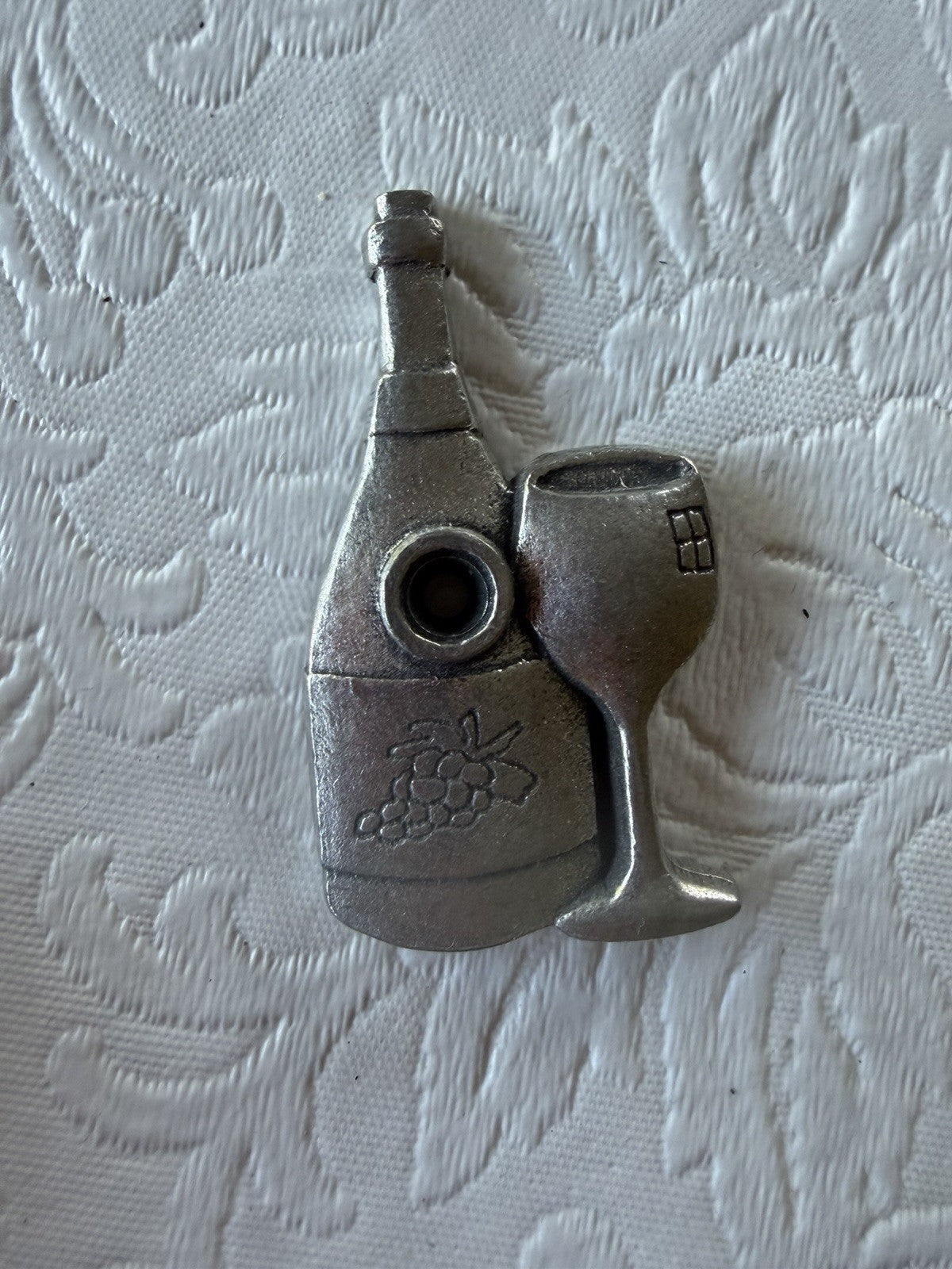 Vintage Wine Charms Drink Marker Set Vineyard Pewter Wine Is Mine Barware Gift