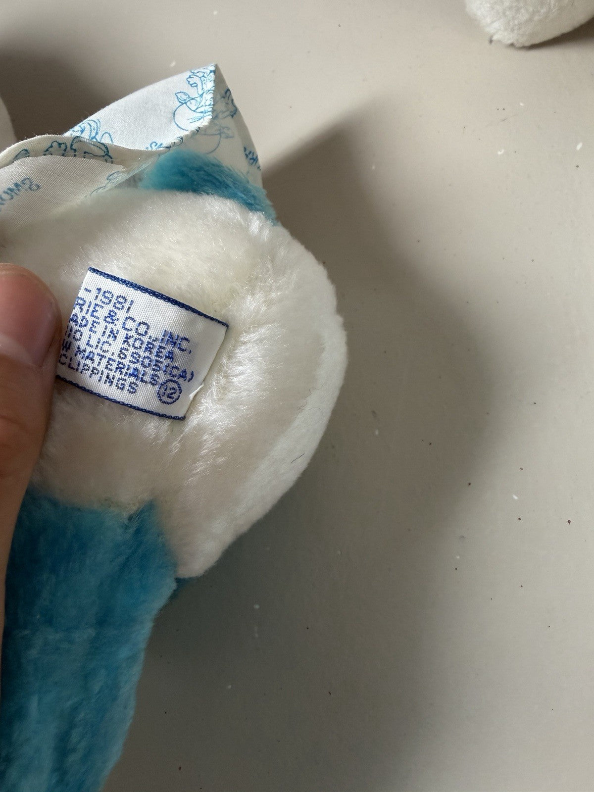 Vintage Smurfs Plush Toys Wallace Berrie 1981 Smurfette Papa Smurf Lot of 6