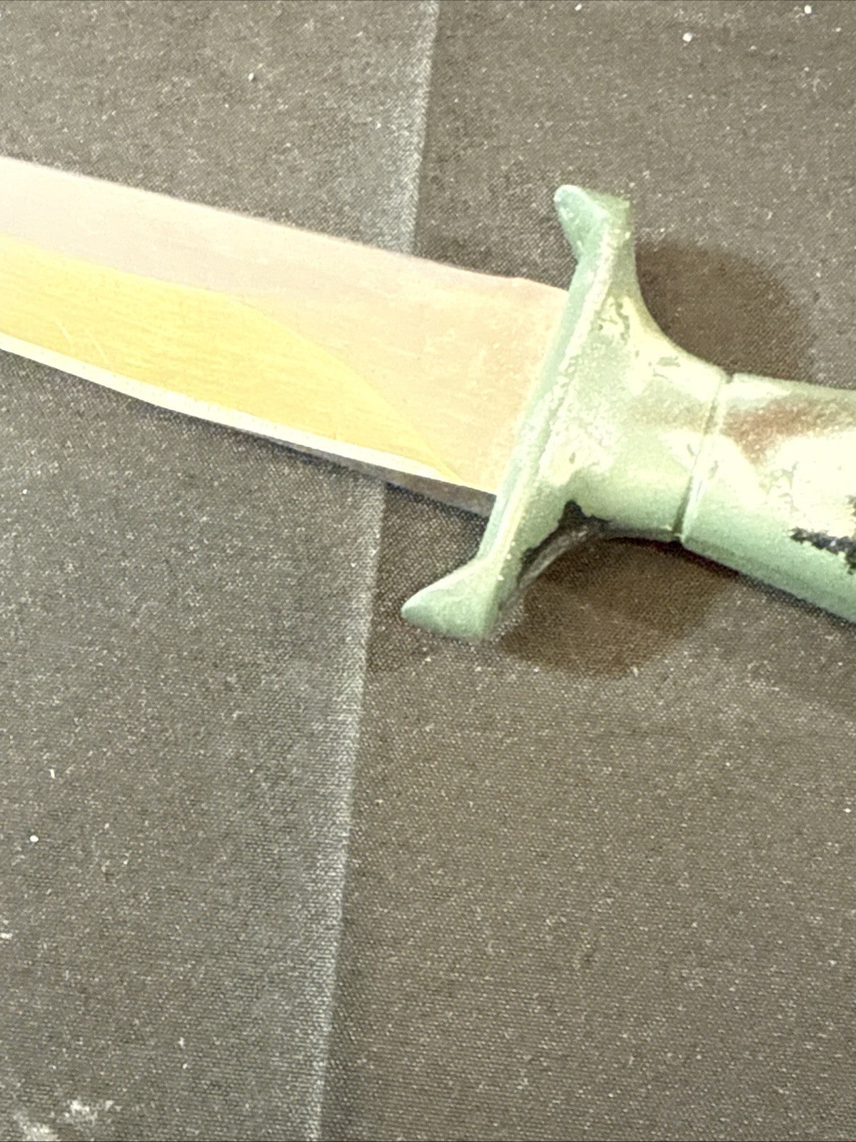 Vintage Japanese Explorer Survival Boot Knife Camo Handle
