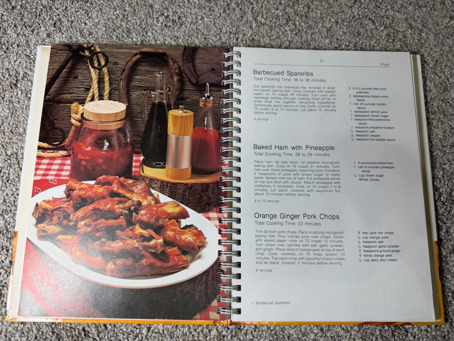 Vintage 1981  Sears Kenmore Microwave Cooking Cookbook Recipes