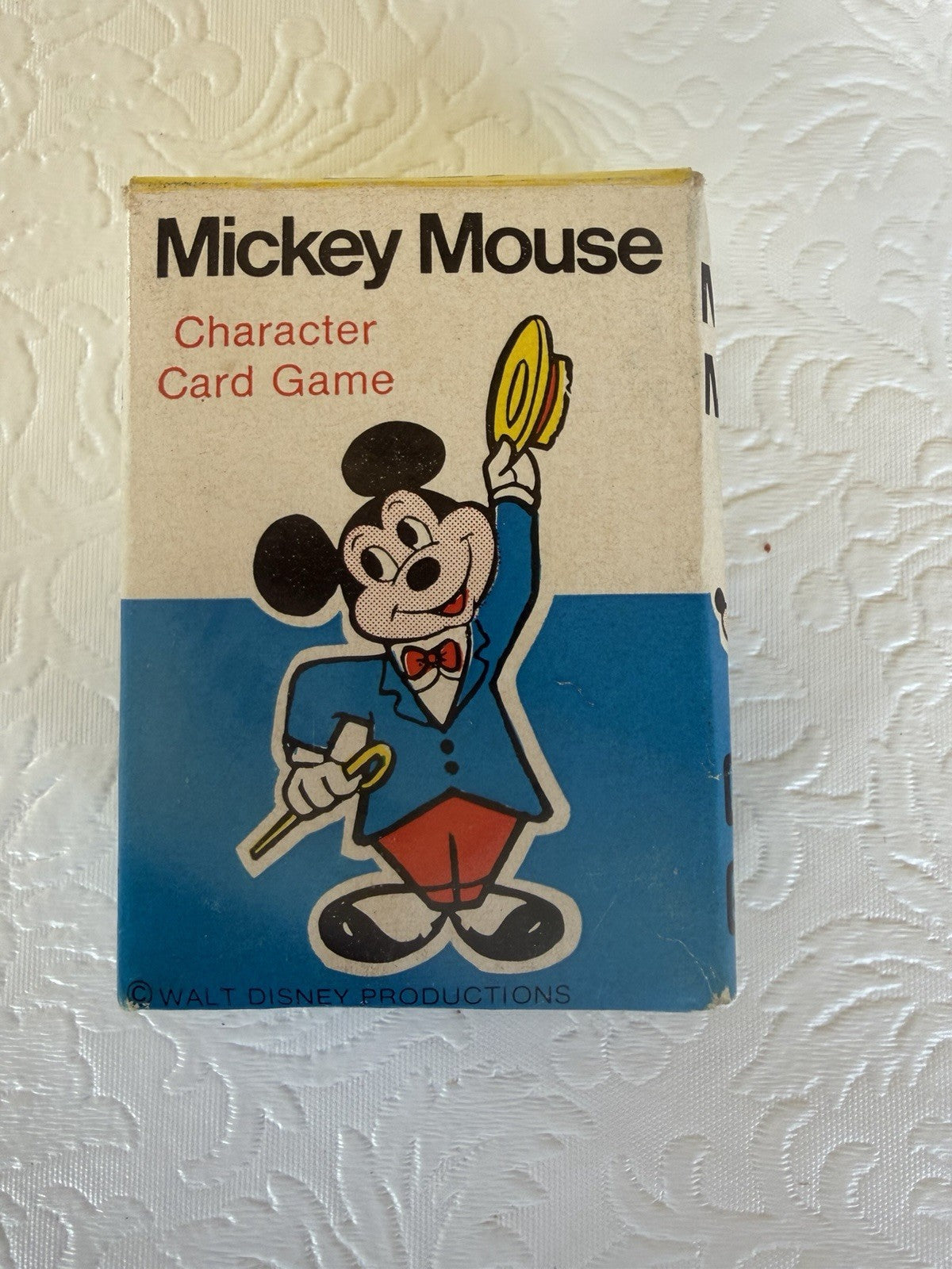 Vintage Walt Disney Character Card Game Mickey Bambi Donald Pluto Goofy Deck