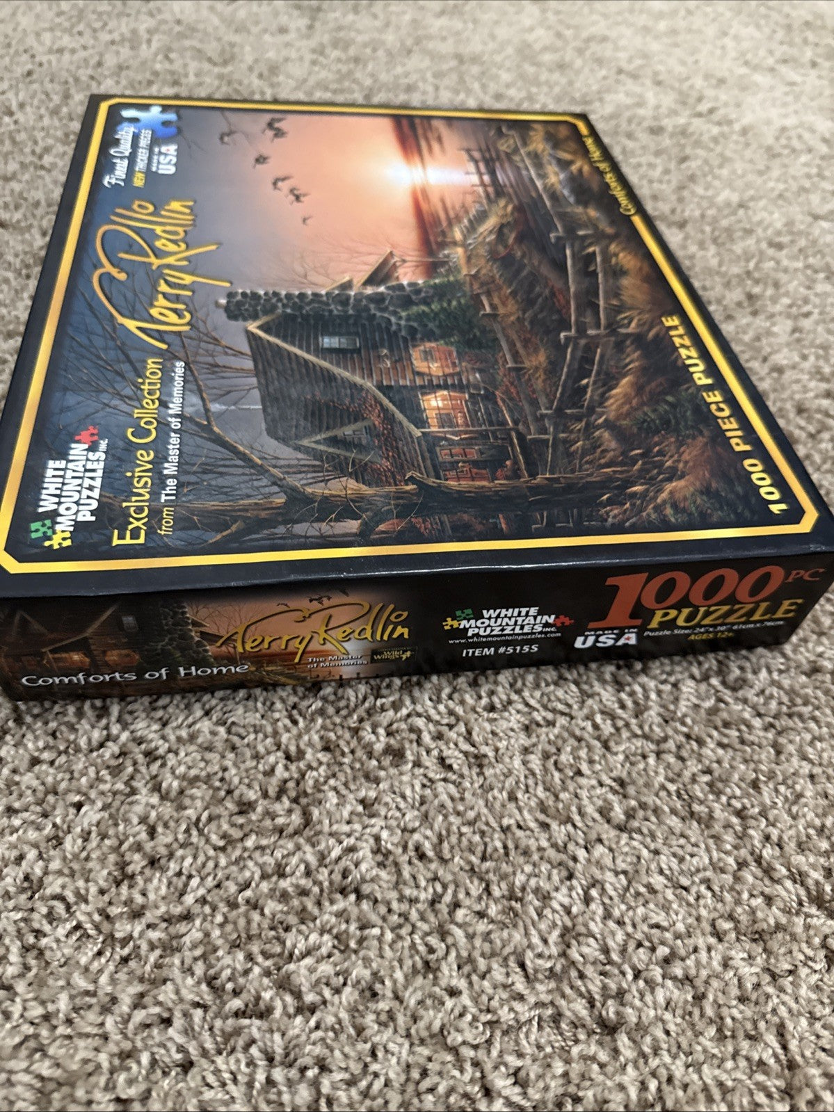 Terry Redlin 1000 Pc Puzzles Evening With Friends Comforts of Home Lot of 2