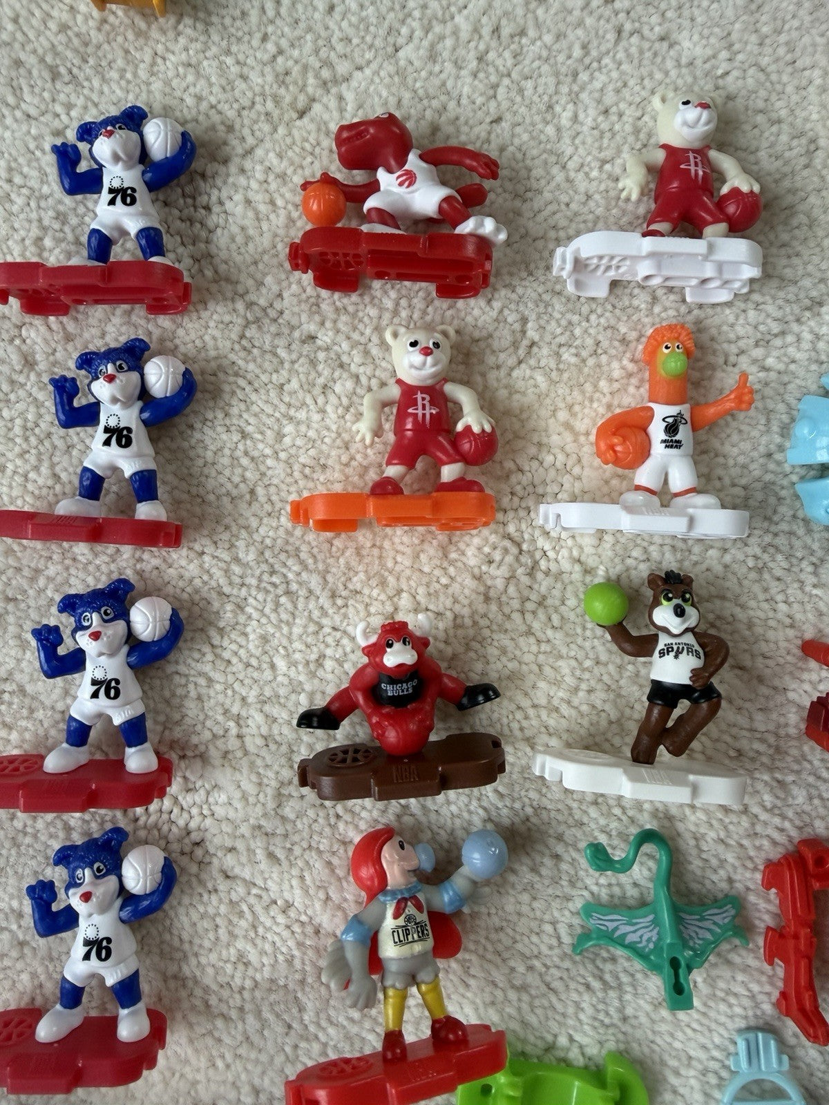 Vintage Kinder Surprise & Fast Food Toy Lot of 100+ Miniature Vehicles & Figures