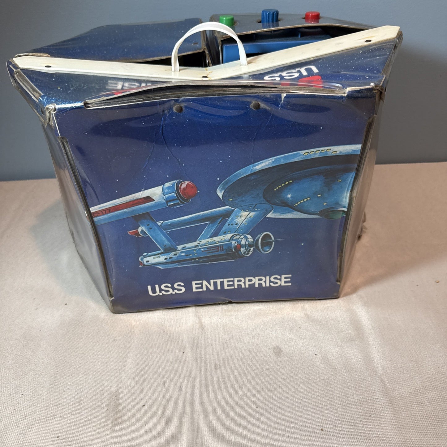 Vintage 1974 Mego Star Trek USS Enterprise Playset No Figures No Accessories