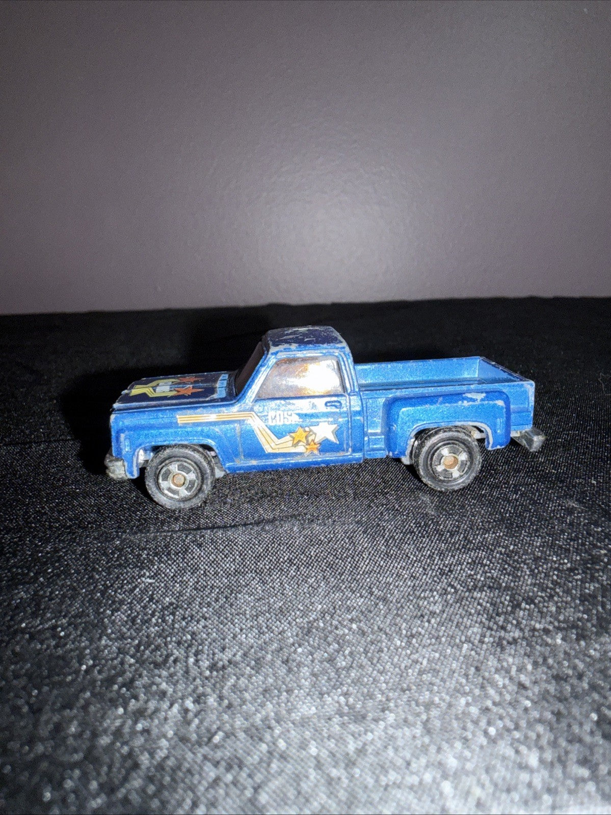 Lot Of 2 Vintage 1980s Chevrolet Sidestep Trucks Yellow Bandit Blue Cosmos