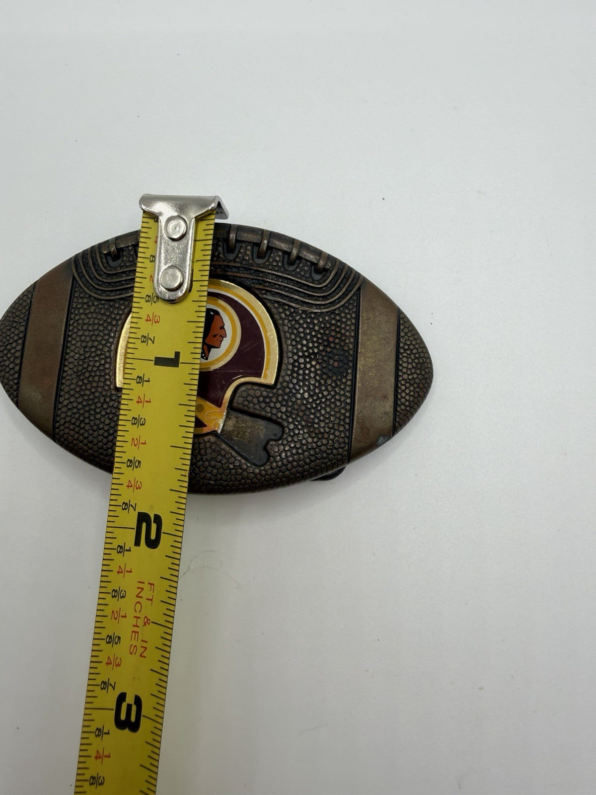 Vintage 1979 NFL Steelers Redskins Belt Buckles Pittsburgh Washington Football