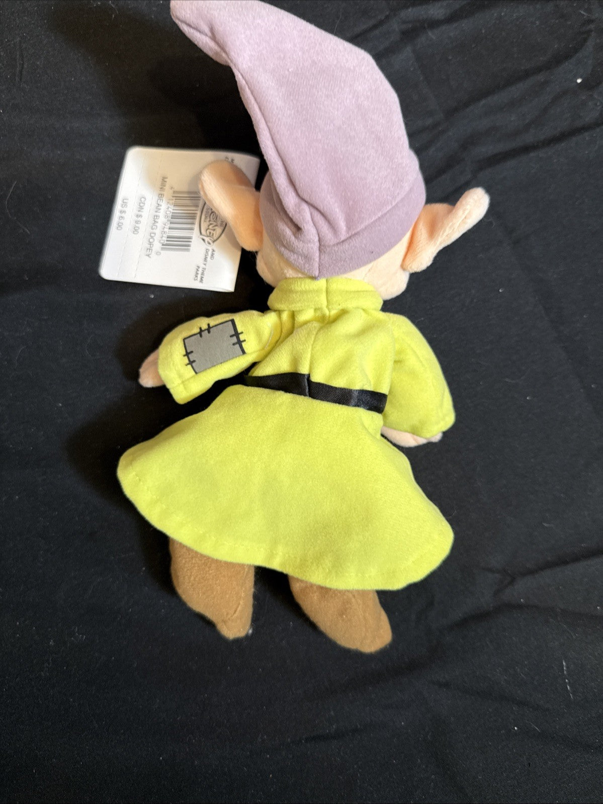 Disney store lot of 6 bean bag dwarfs doc sleepy sneezy grumpy happy bashful