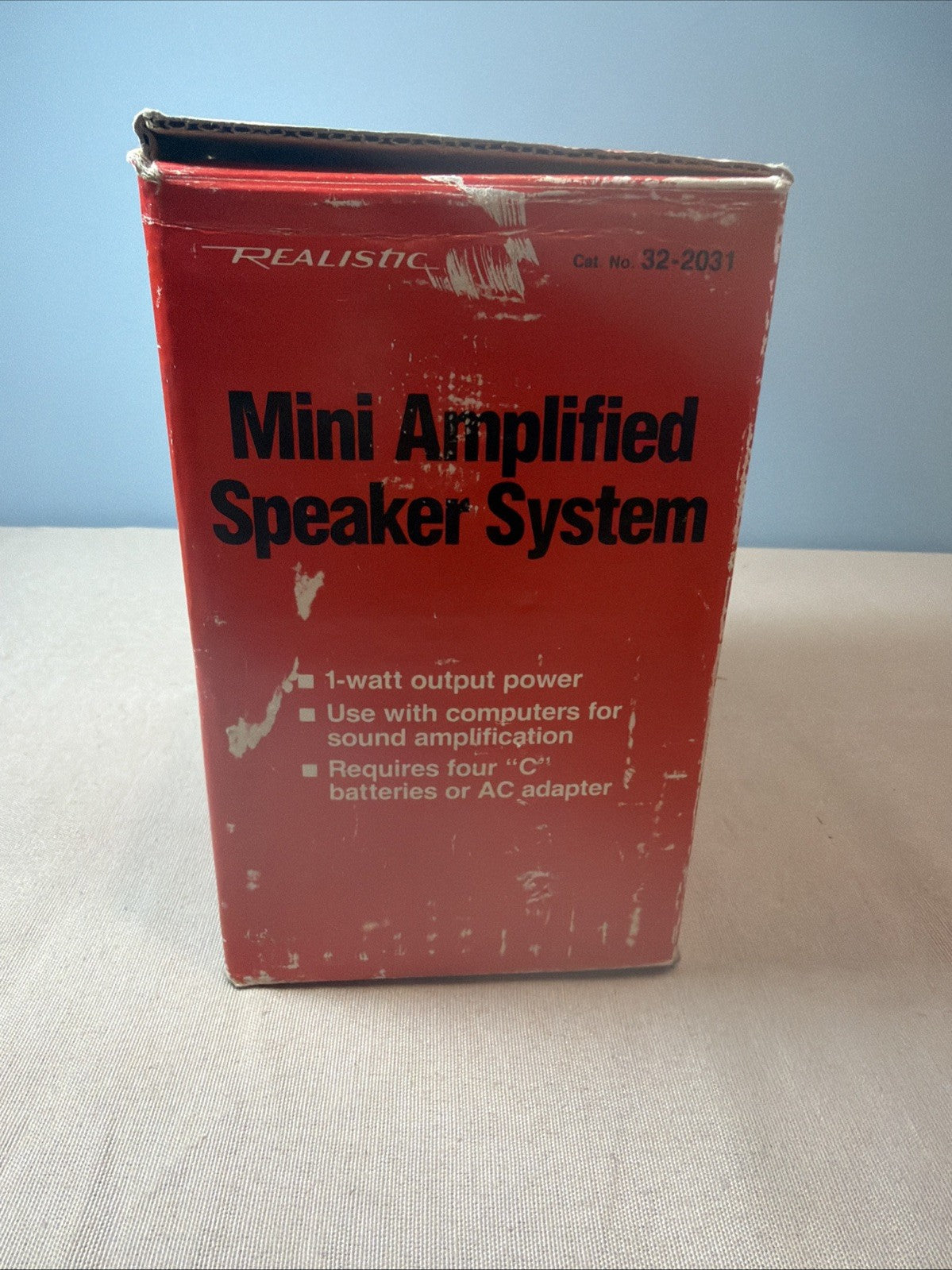 Radio Shack MPS-5 32-2031 Amplified Speaker System Vintage Portable Audio