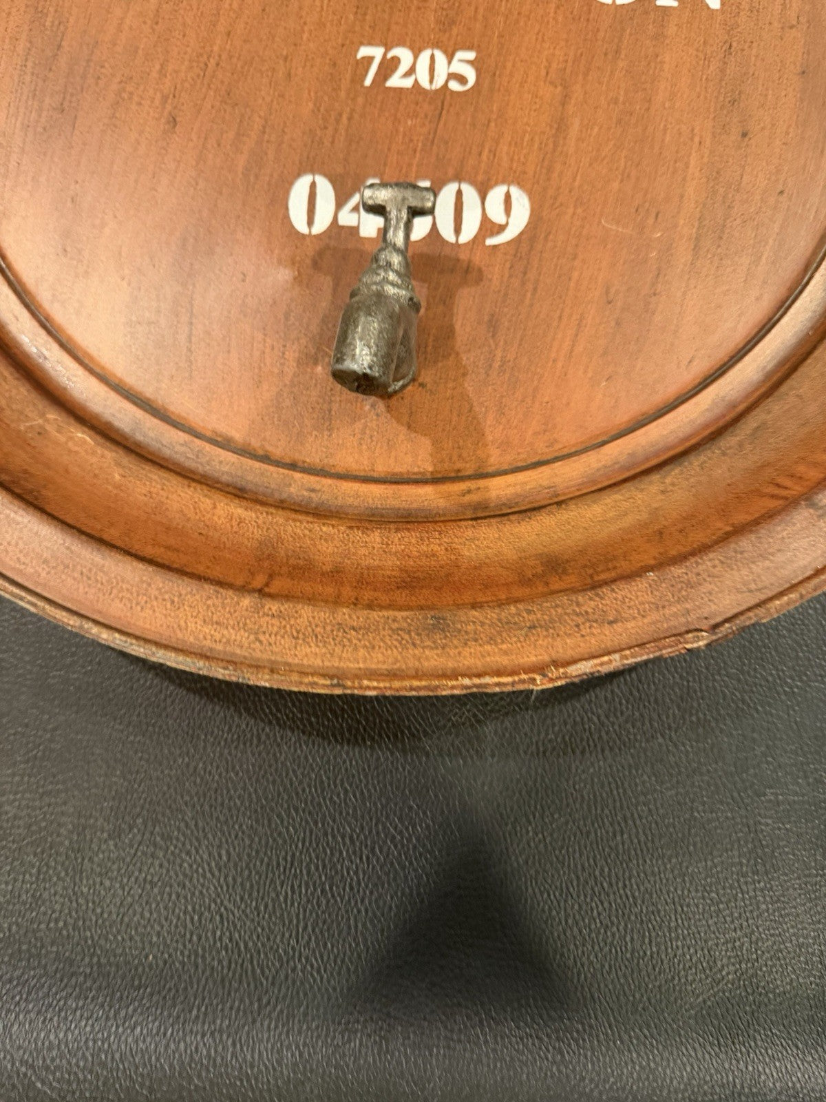 Vin Cabernet Sauvignon Wine Barrel Head Wall Decor Metal Plaque 16" Round