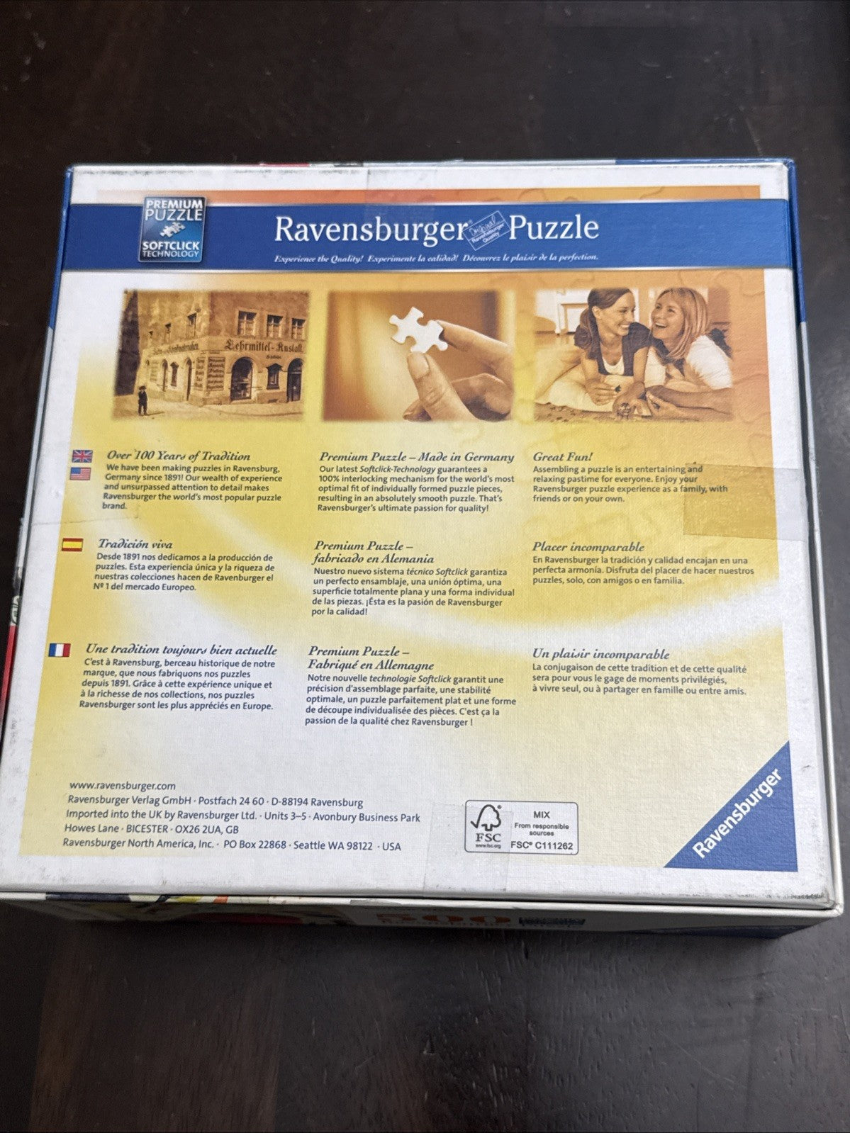 Ravensburger Jigsaw Puzzles Lot of 4 Vintage Family Puzzle Games