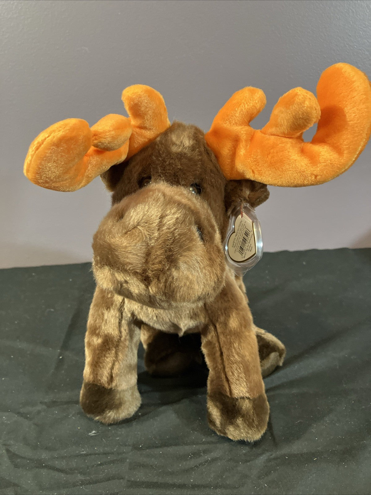 Ty Beanie Buddy Chocolate Moose Plush 1999 Vintage Stuffed Animal