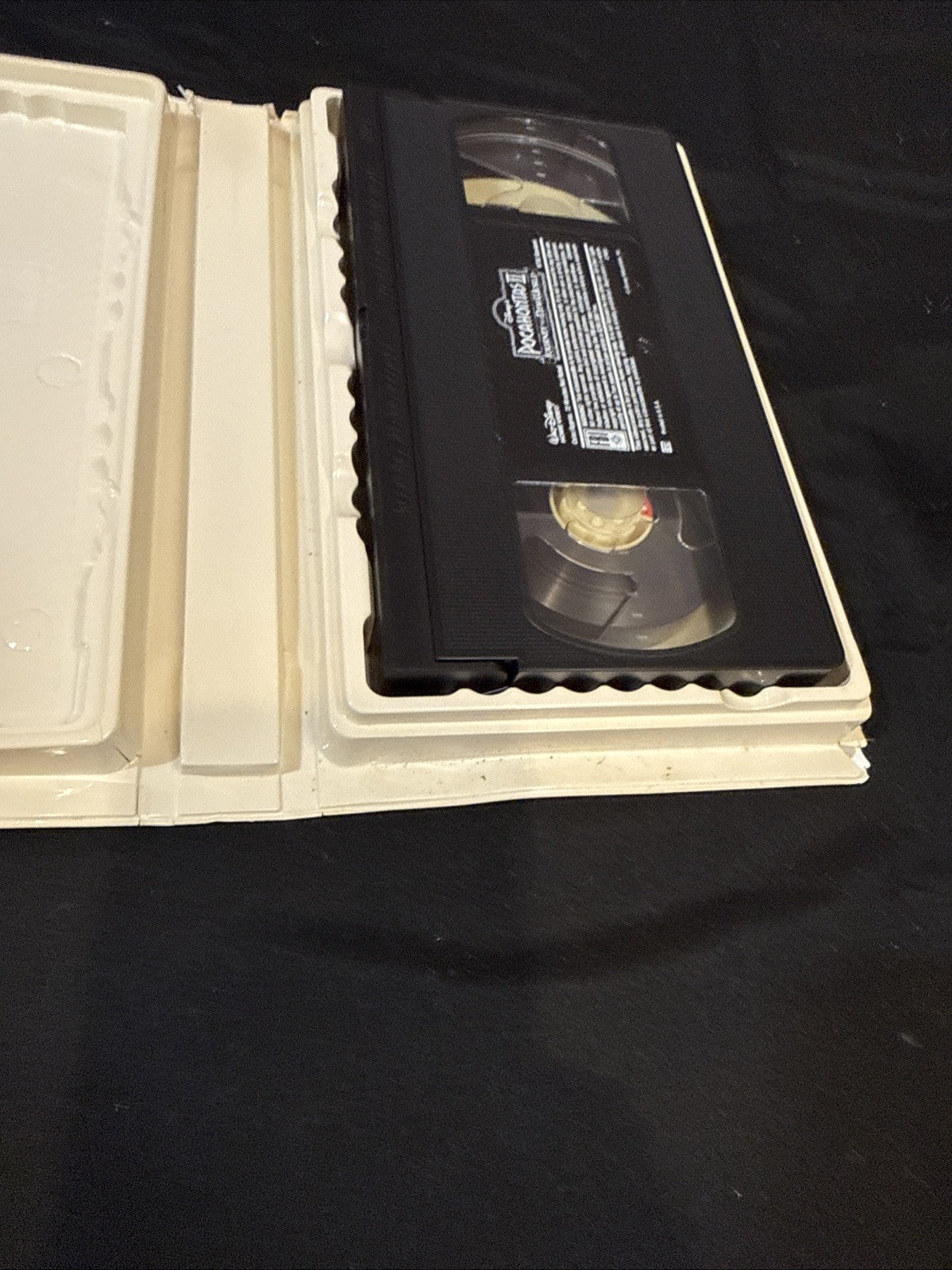 Disney Pocahontas VHS Lot 2 Movies Classic Animated Tapes