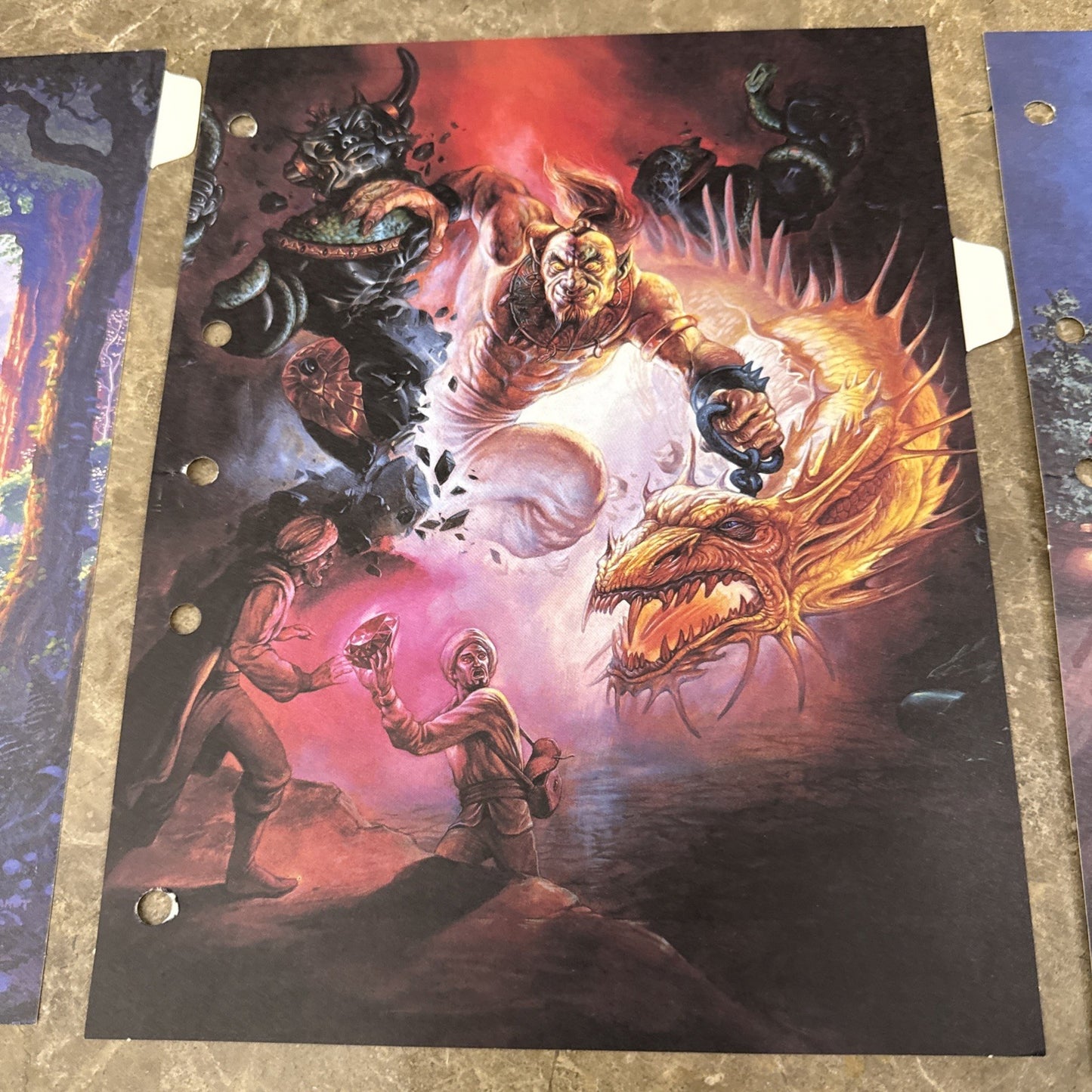 AD&D 2nd Edition Monstrous Compendium Vol 3 Forgotten Realms Bundle with Extras