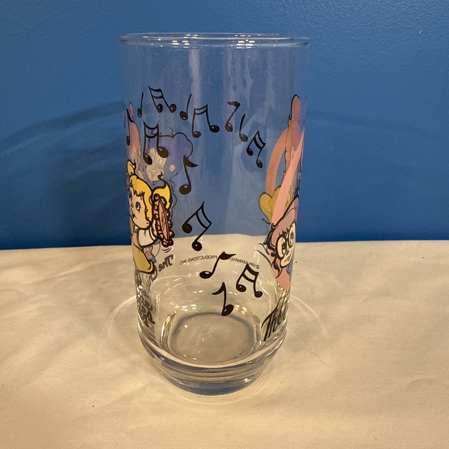 Vintage 1985 Alvin and the Chipmunks Glasses Simon Chipettes Set of 2 Hardees