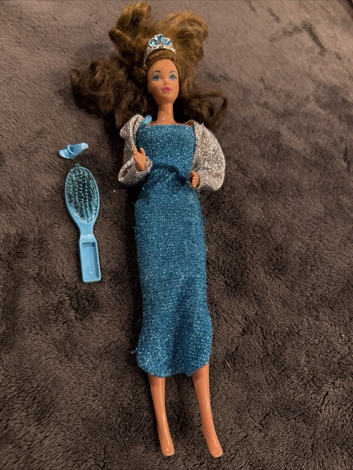 Vintage 1986 Jewel Secrets Ken & Whitney Barbie Doll Couple Gown Tuxedo Pair