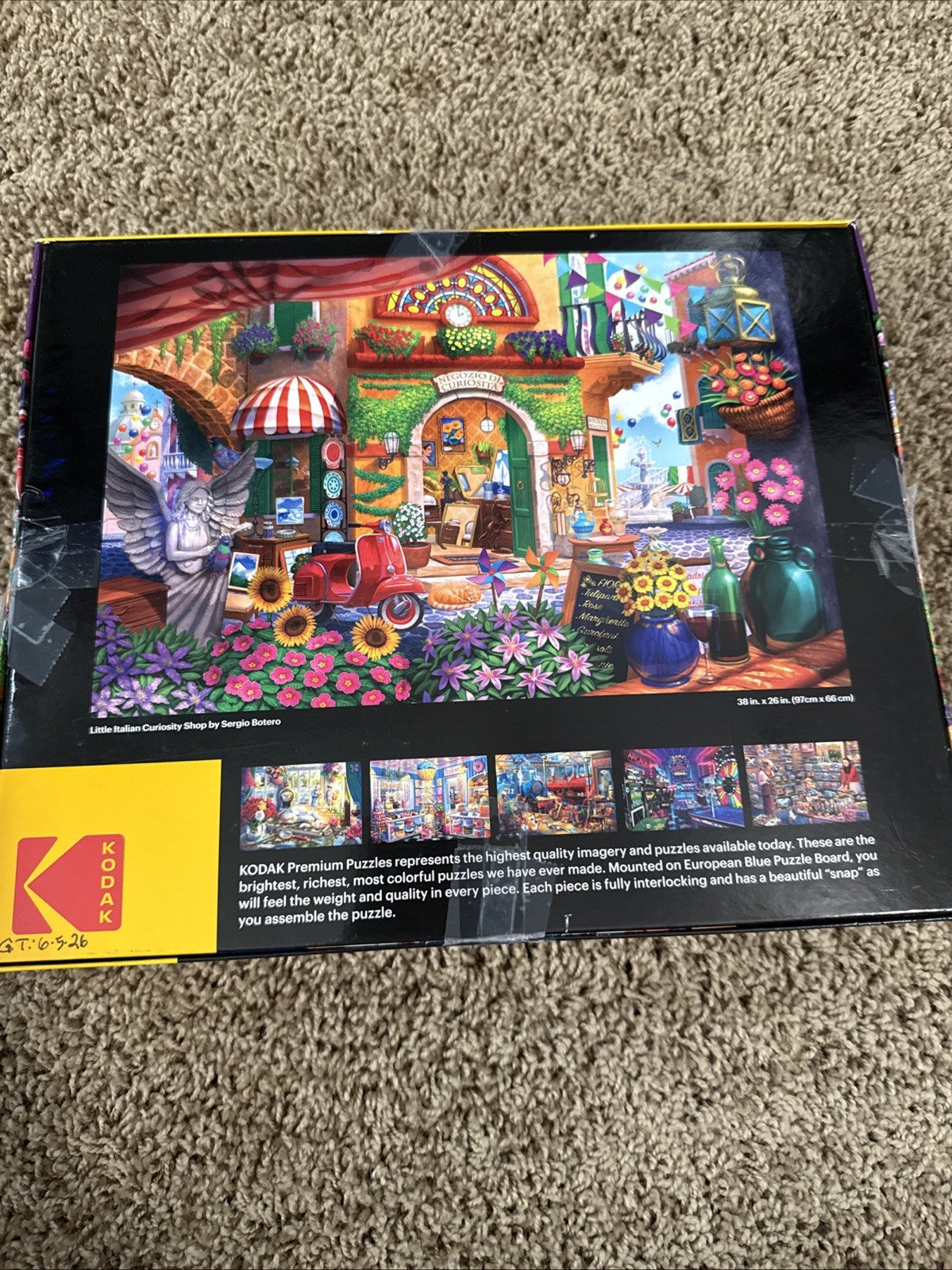 2000 Pc Puzzle Lot 2 Old Storage Room Little Italian Curiosity Shop Ceaco Kodak