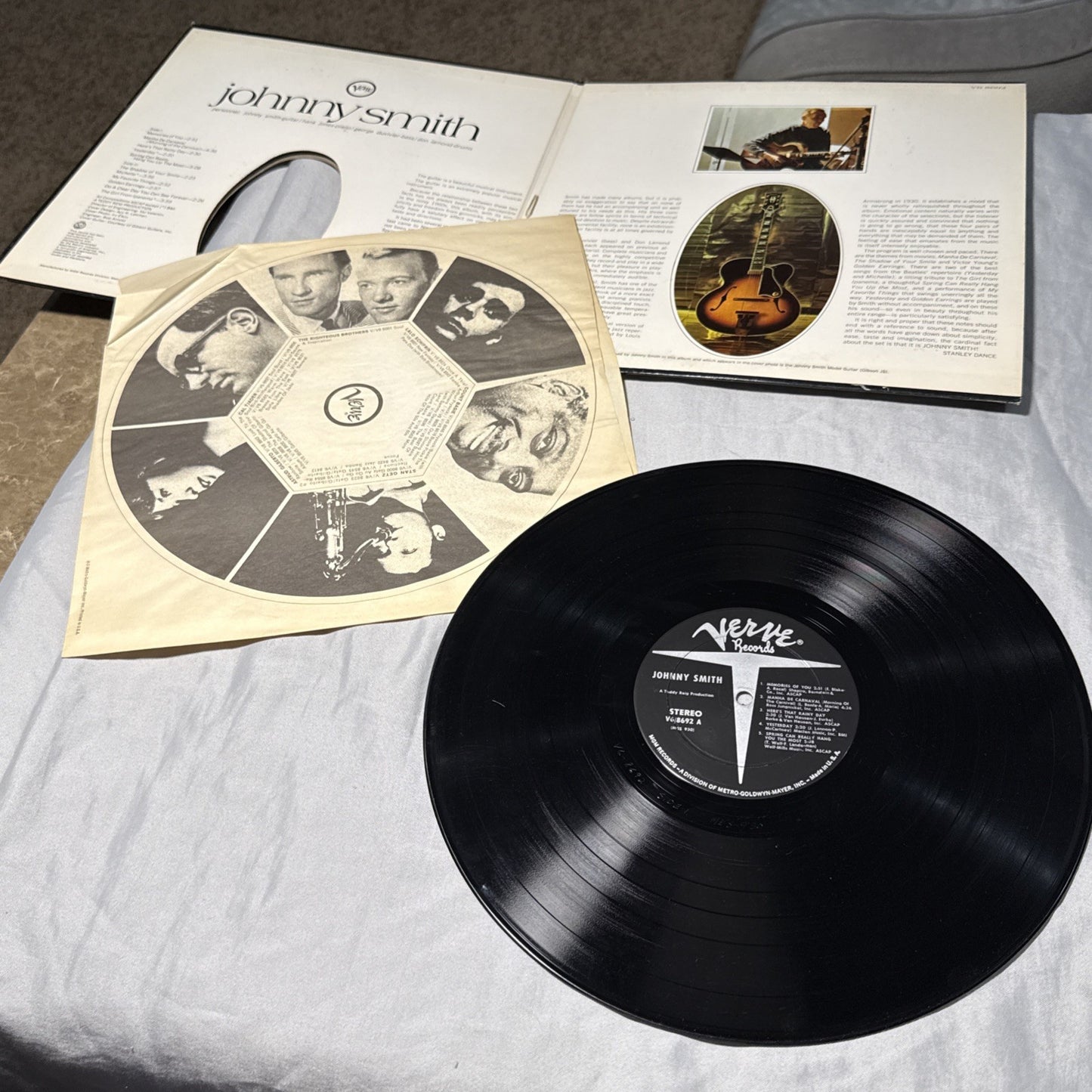 Johnny Smith Self Titled LP Verve Vinyl 1967 Guitar Jazz
