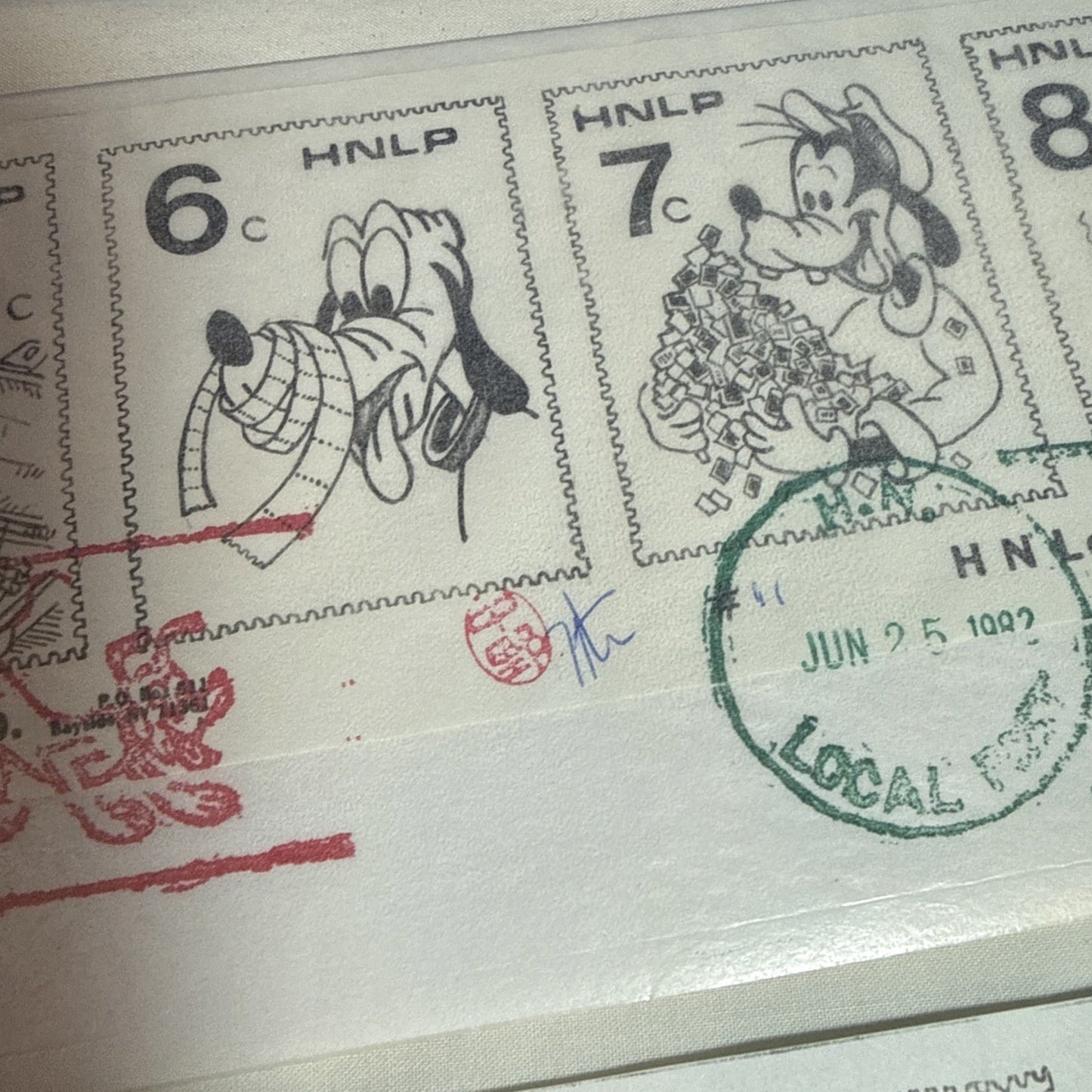 Vintage Hideaki Nakano HNLP Cinderella Stamp Artist Cover Lot 1982 Japan Postal