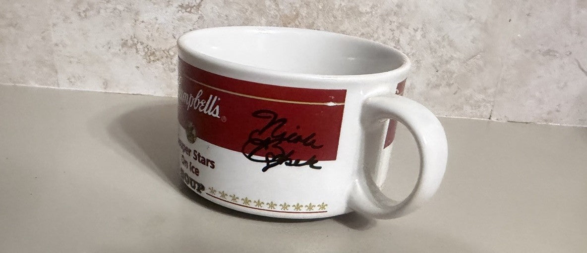 Vintage 1998 Campbells Soup Souper Stars Ice Skating Coffee Mug Collectible Cup