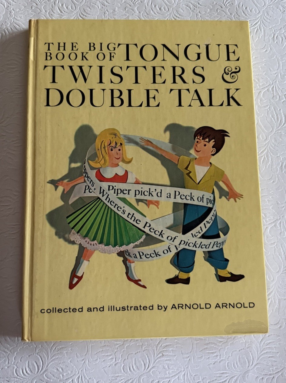 The Big Book of Tongue Twisters and Double Talk Arnold 1964 Hardcover