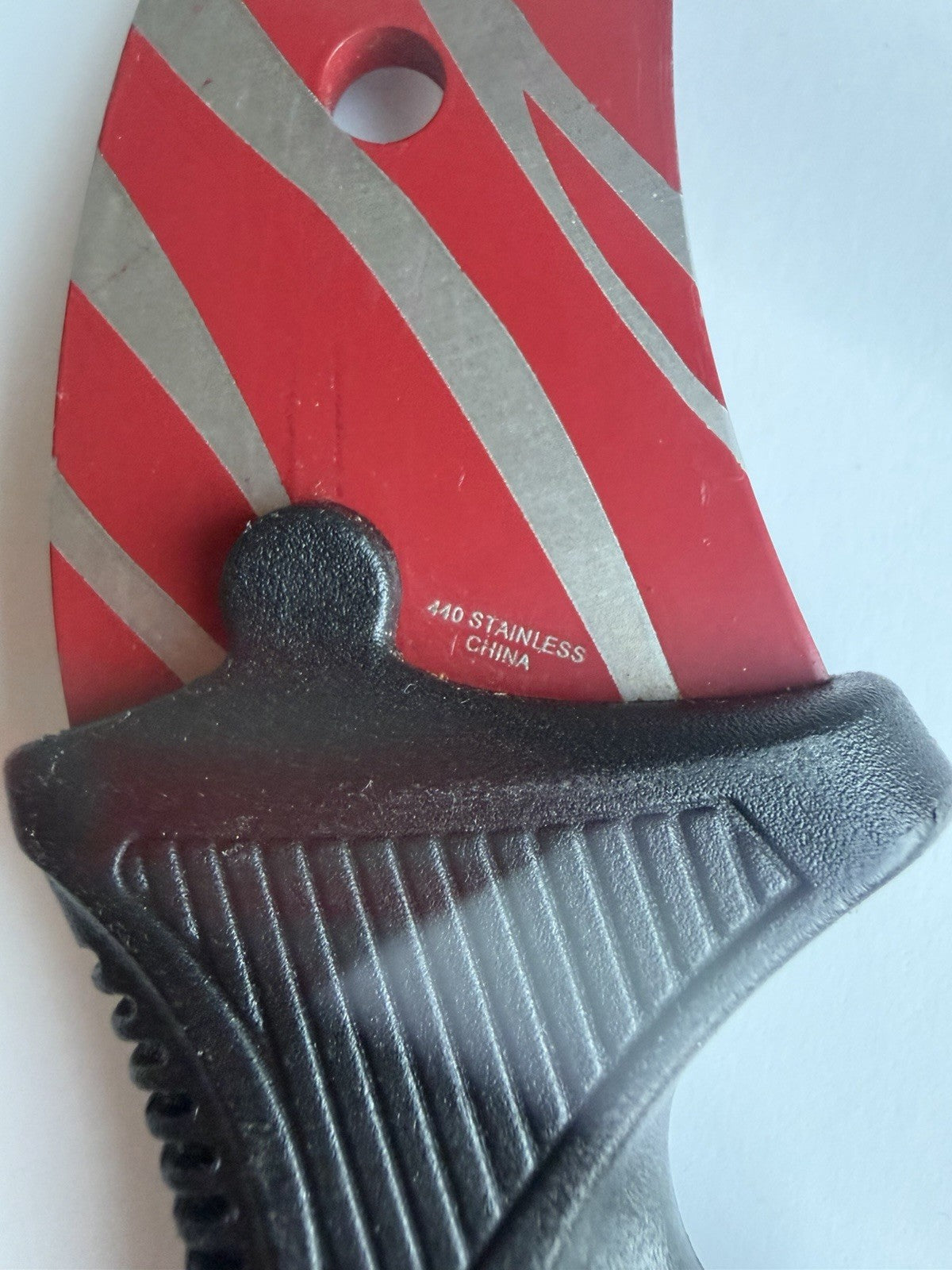 Fixed Blade Karambit Knife Pair Lot of 2 Red Tiger Stripe with Sheaths
