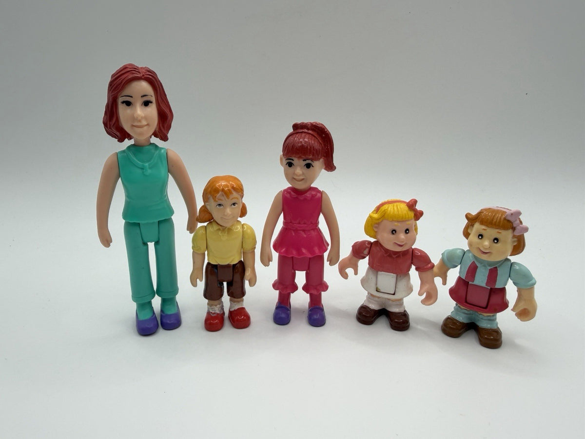 Kid Connection Dollhouse Family Figures Mom Mother Children Kids Toy Lot of 5