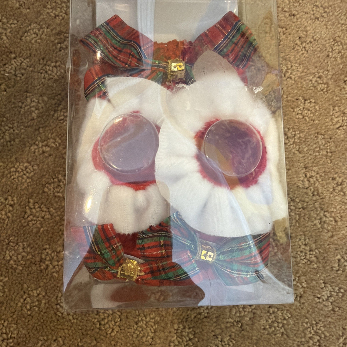 Babys First Christmas Little Me Gymboree Holiday Outfit Headwrap Bean Bag Lot
