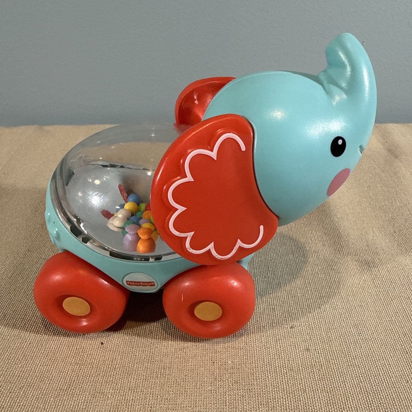 Fisher Price Poppity Pop Animals Rolling Rattle Toy Lot of 3 Vintage Toys