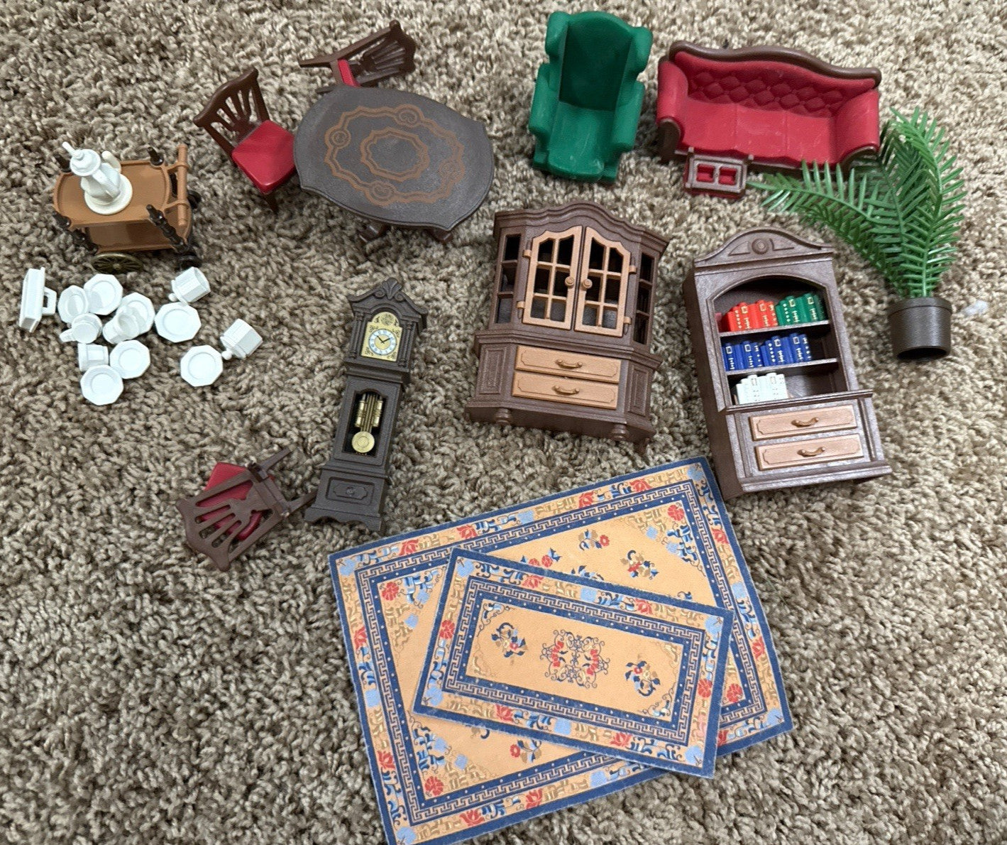 Vintage Playmobil 5300 Victorian Mansion 98% Complete+ 9 Partial Sets with Box