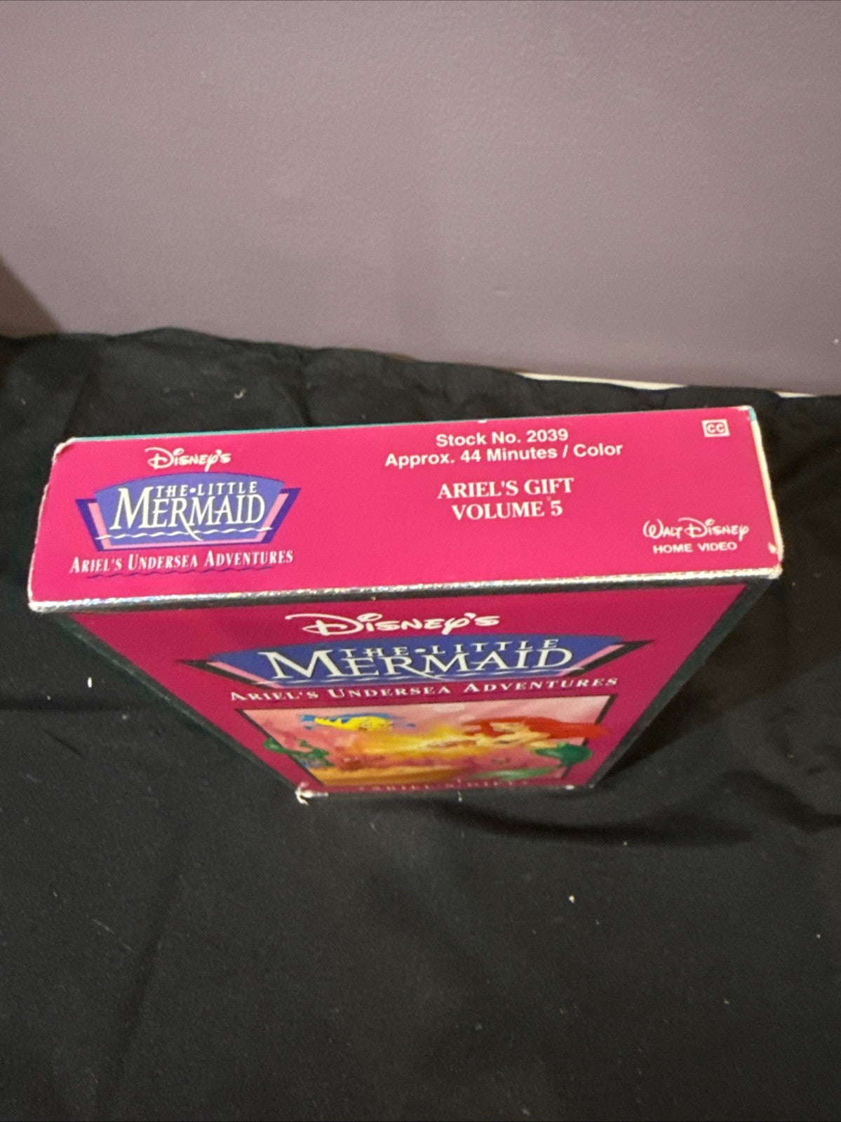 Disney Little Mermaid Ariel VHS Gift Tape Undersea Adventures