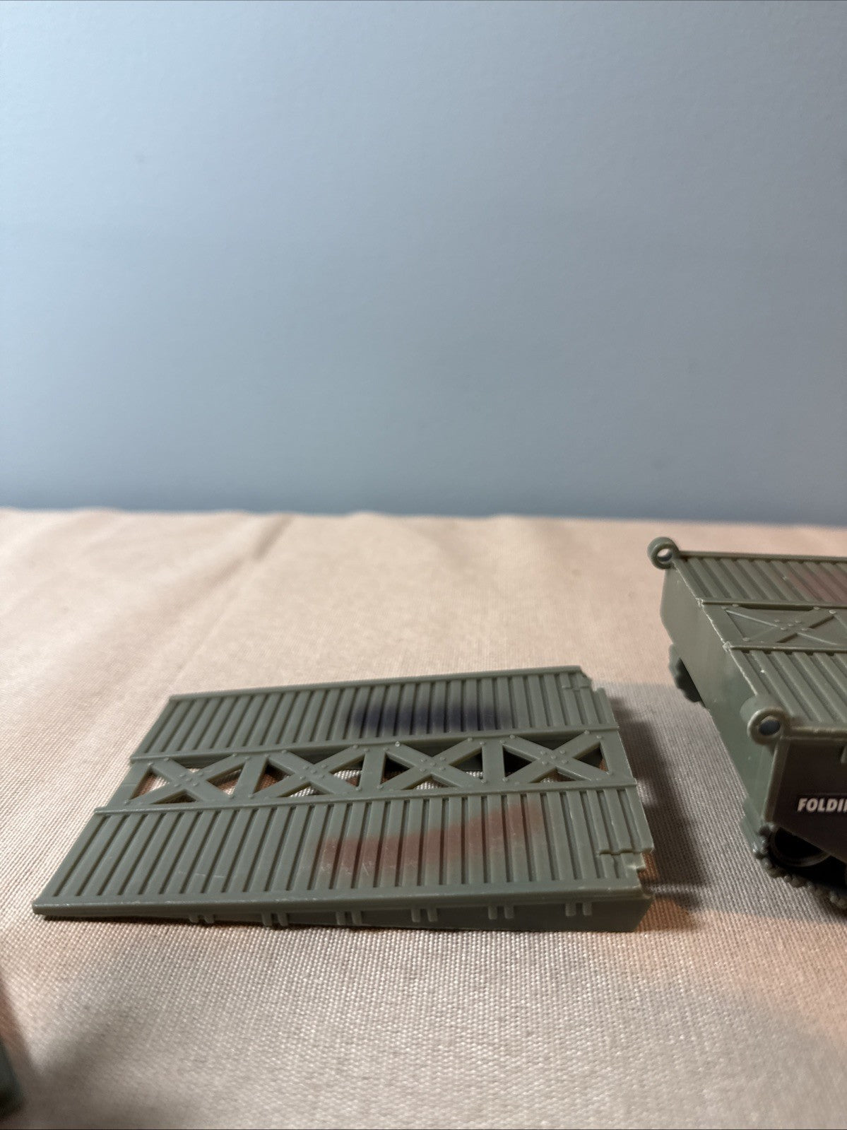 Vintage 1998 Boley Combat Zone Military Replacement Parts Lot Folding Bridge