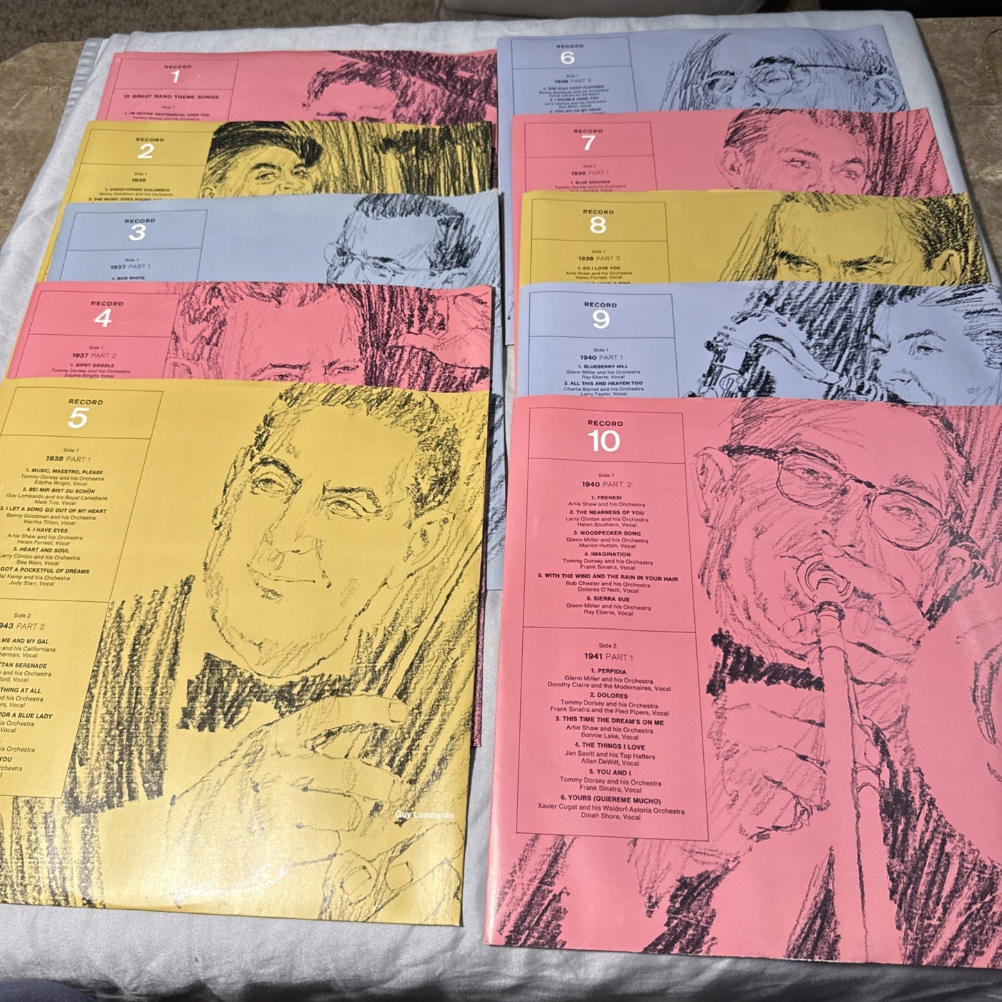 The Great Band Era 1936-1945, 10 vinyl LP box set, 1964 release, jazz, big band