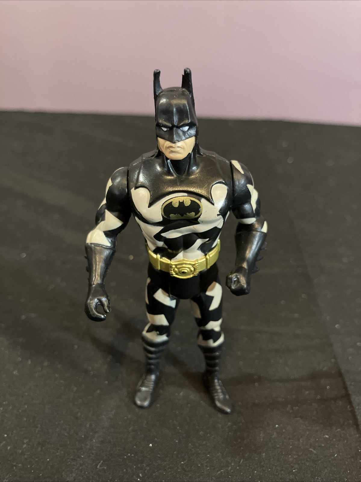 Batman Batmobile Toy Vehicle with Green Rockets 6" + Batman Figure DC