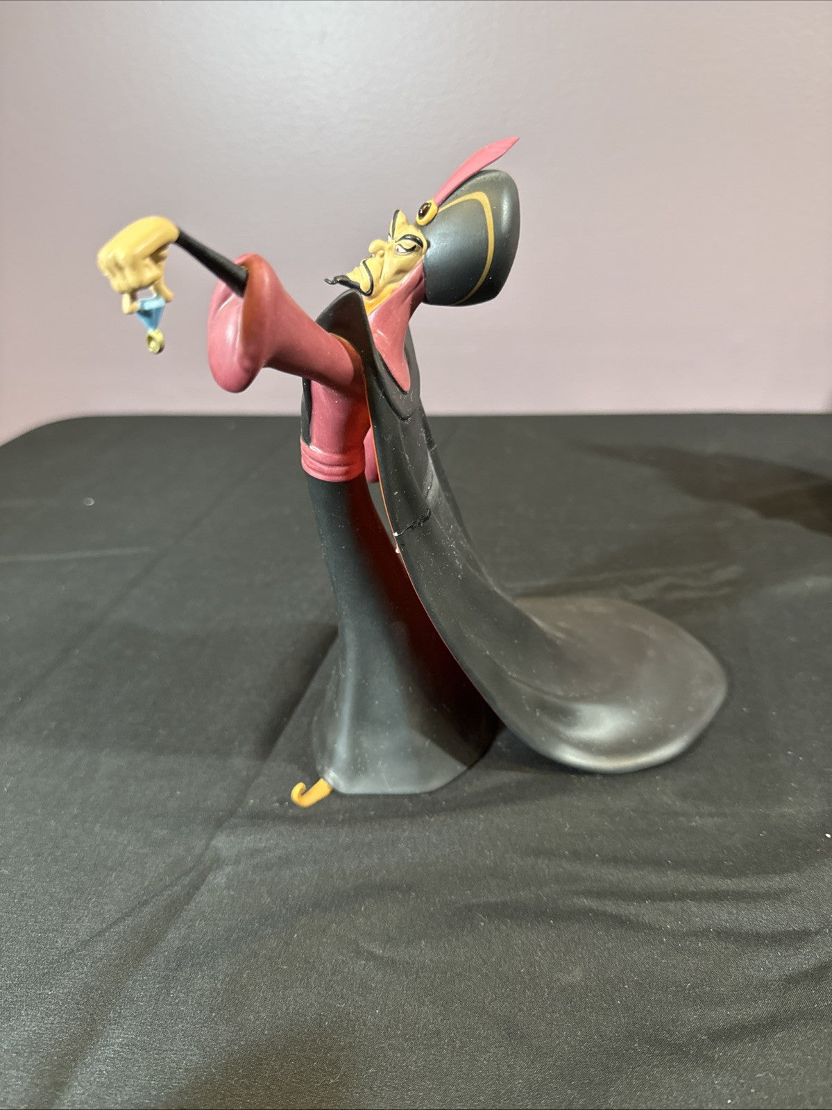 WDCC Disney Jafar Oh Mighty Evil One Figurine Aladdin Cape Damaged No COA