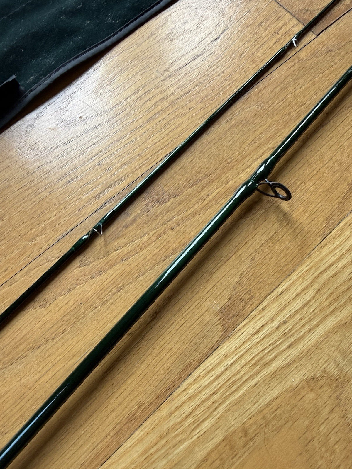 NEW TFO Lefty Kreh Signature Series I Fly Rod 8'6 2 Piece Green Felt Rod Sock