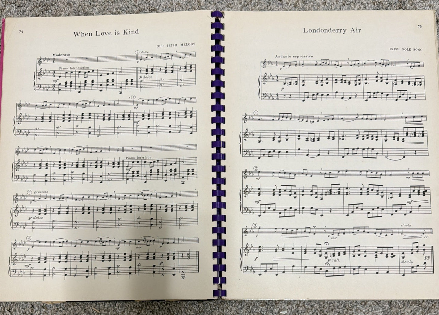 Vintage Clarinet Solos Album 1940 Sheet Music Songbook