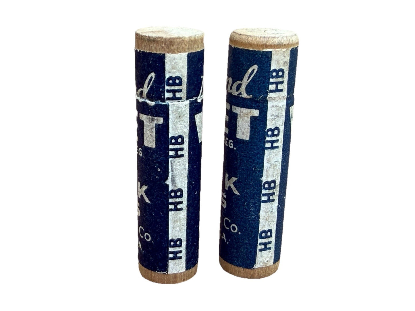 Velvet American Pencil Leads No 37 HB Black Lead Tubes Vintage Lot 2