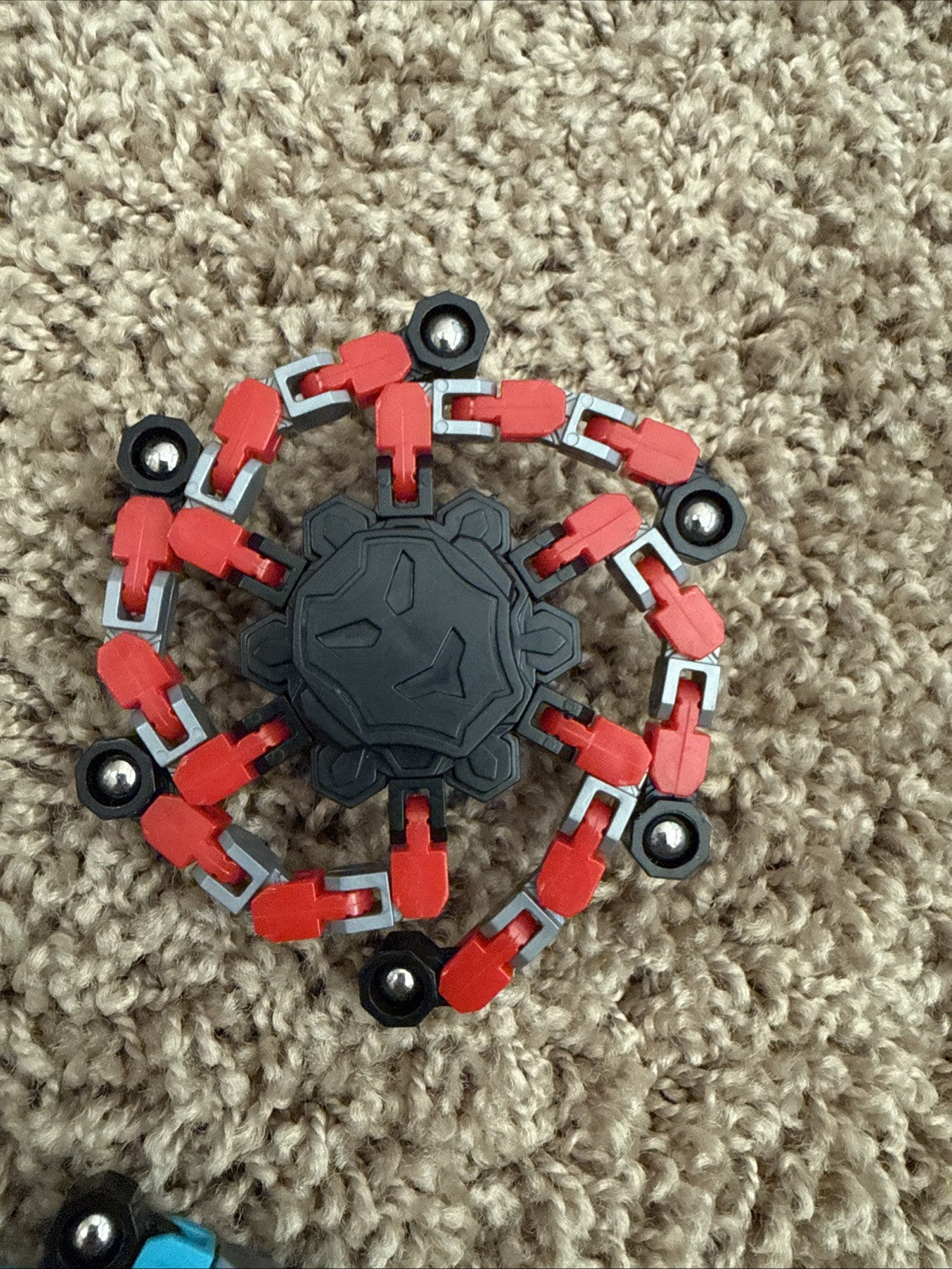 Transformable Fidget Spinner Set 4PC Sensory Stress Relief Desk Toy
