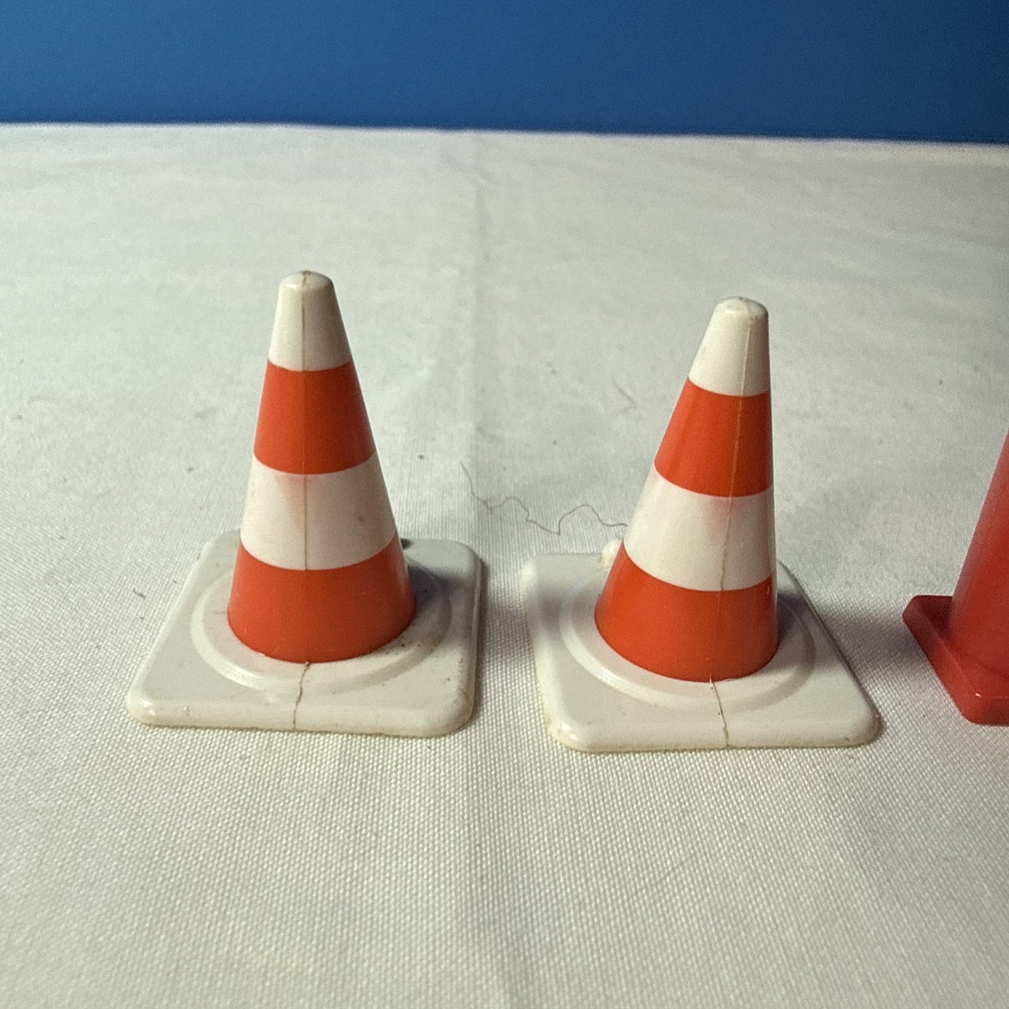 Vintage Playmobil Firefighter Construction Helmets Tools Accessories Lot 1970s