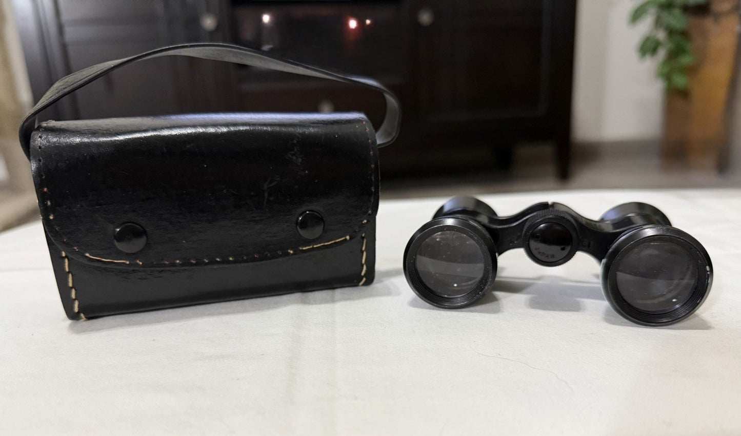 Vintage Tasco Opera Glasses Binoculars #560 Act One, Made in Japan, With Case