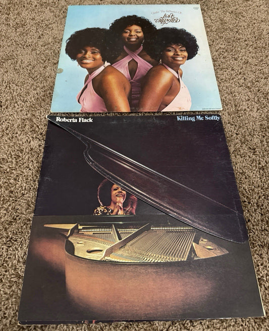 R&B Soul Vinyl LP Lot 3 Love Unlimited Under Influence Roberta Flack 1970s Vinyl