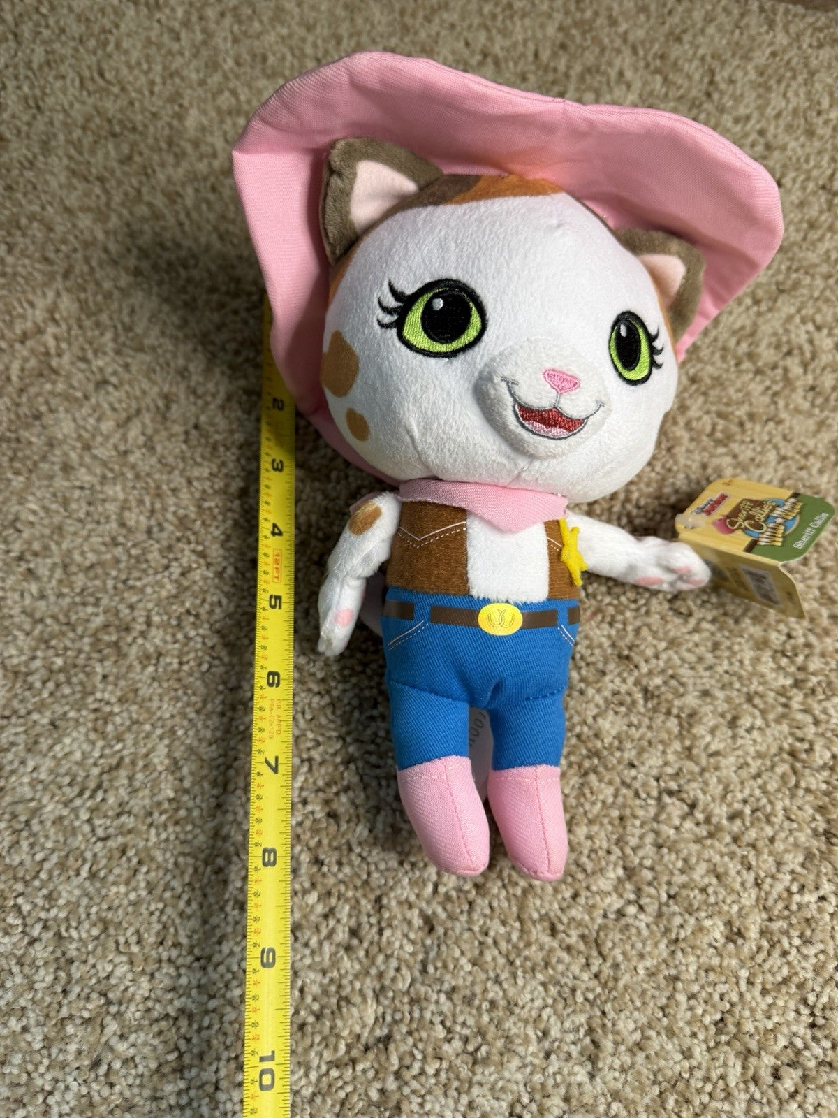 Disney Junior Sheriff Callies Wild West Sheriff Callie 8 Inch Plush Toy With Tag