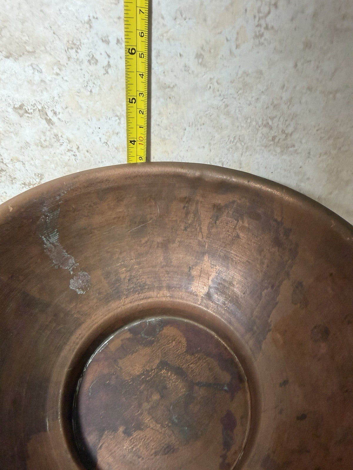 Vintage Copper Cookware Pot Pan Mixing Bowl Measuring Cup Ladle Skimmer Kitchen