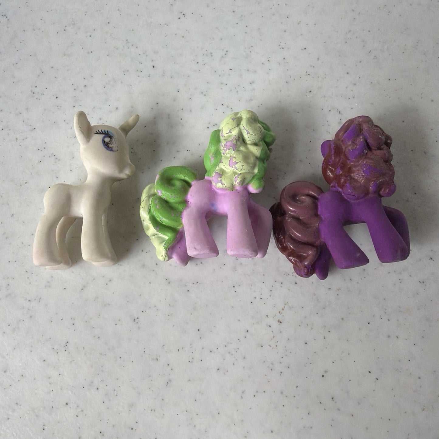 My Little Pony G4 Novelty Eraser Lot Rarity Cheerilee Fizzypop 4 Piece Set Toy